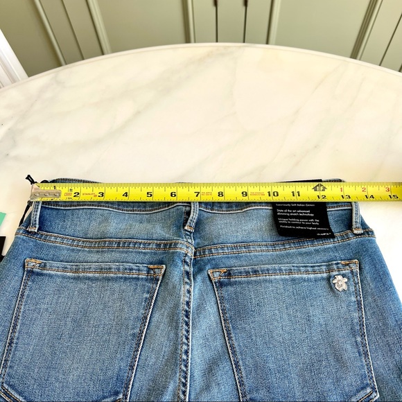 Black Orchid Jude Zipper Detail Skinny Jean Indigo Sz 26 - Picture 12 of 13